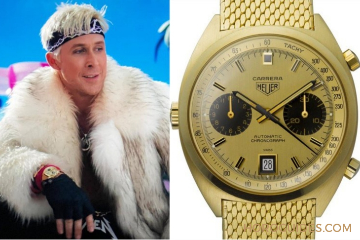 TAG HEUER - 直击！ Ryan Gosling佩戴TAG HEUER Carrera Chronograph黄金计时码表专属订制款出席BAFTA颁奖典礼