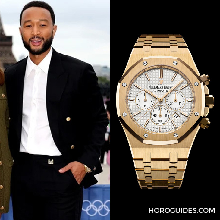 AUDEMARS PIGUET - ROYAL OAK - 15407ST. OO.1220ST.02 - 直击 ! 名人现身2024巴黎奥运戴什么表