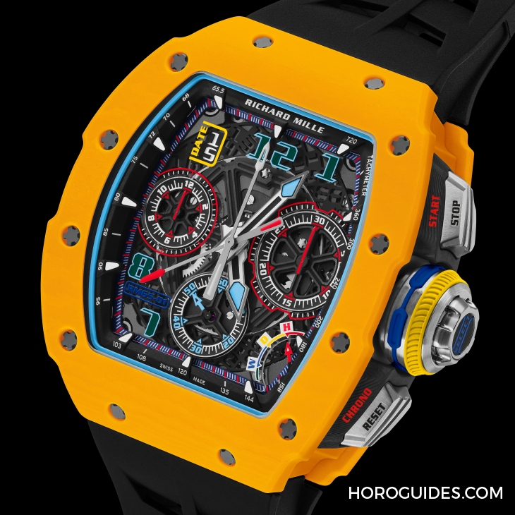 RICHARD MILLE - 亮色Quartz TPT®石英纤维入作！ Richard Mille最复杂自动上链腕表RM 65-01延伸新作抢眼登场
