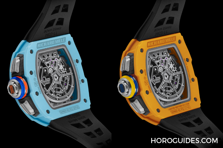 RICHARD MILLE - 亮色Quartz TPT®石英纤维入作！ Richard Mille最复杂自动上链腕表RM 65-01延伸新作抢眼登场