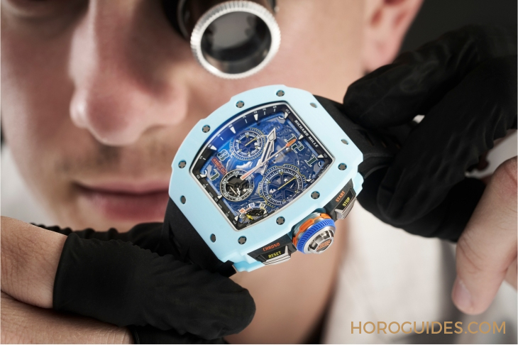 RICHARD MILLE - 亮色Quartz TPT®石英纤维入作！ Richard Mille最复杂自动上链腕表RM 65-01延伸新作抢眼登场